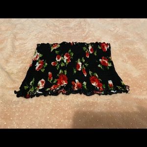 Flowery crop top